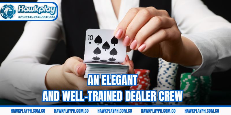 An elegant and well-trained dealer crew