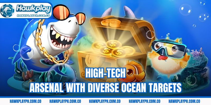 High-tech arsenal with diverse ocean targets