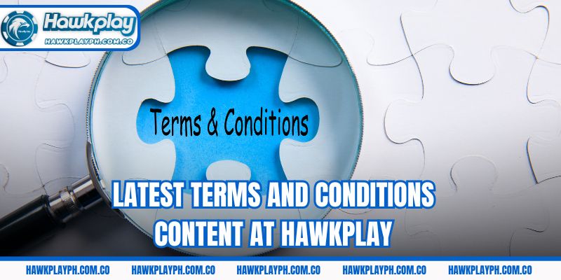 Latest terms and conditions content at Hawkplay