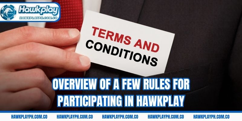 Overview of a few rules for participating in Hawkplay