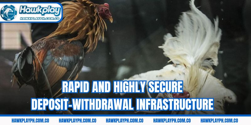 Rapid and highly secure deposit-withdrawal infrastructure
